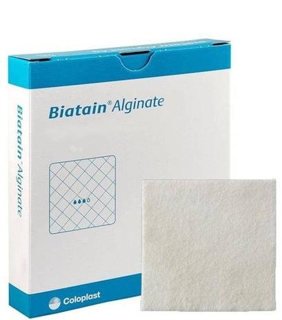 Curativo Biatain Alginato AG 10x10cm - COLOPLAST