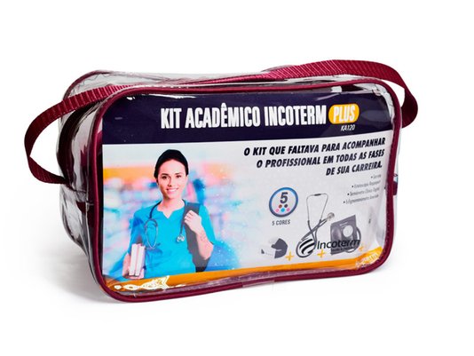 Kit Acadêmico Plus KA120 - BORDO - INCOTERM