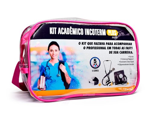 Kit Acadêmico Plus KA120 - PINK - INCOTERM